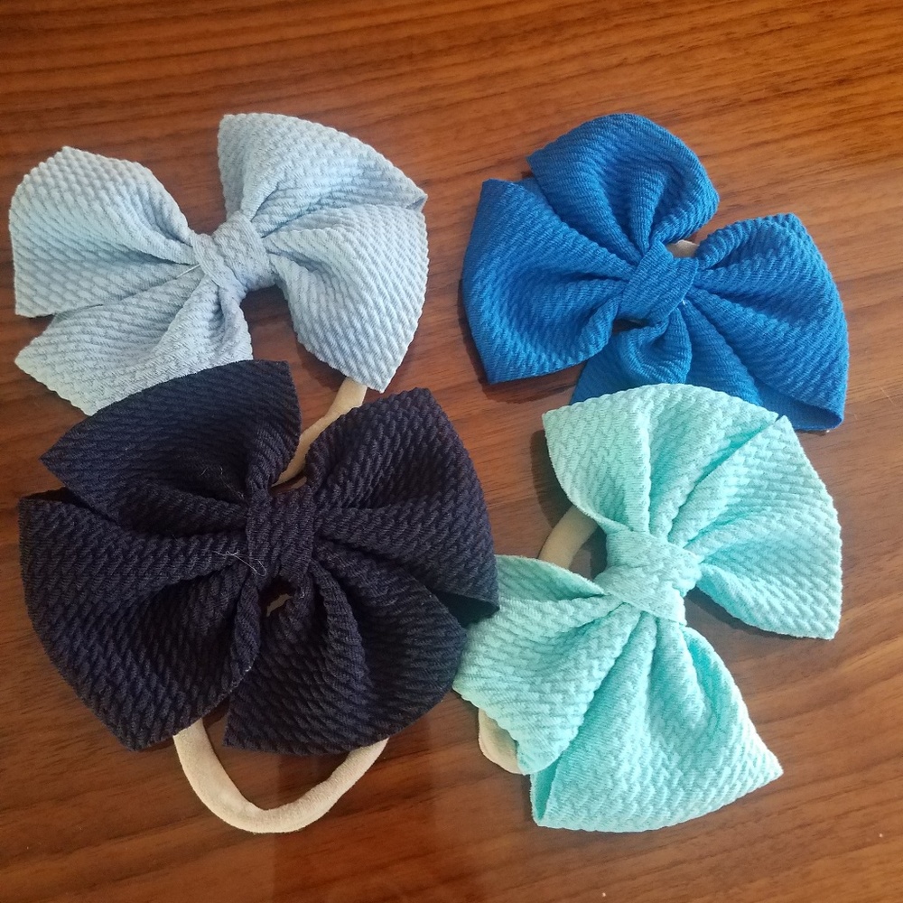 Hairbow nude nylon $7 each
